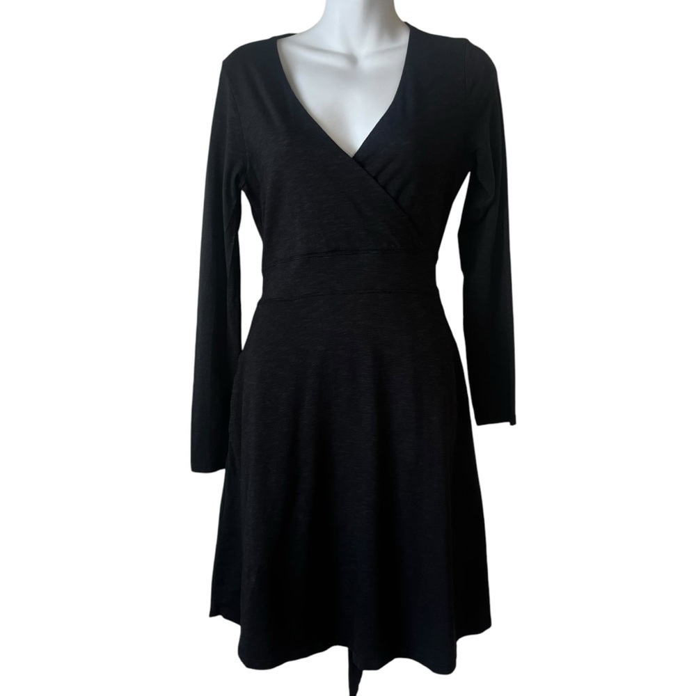 Toad&Co Cue Wrap Long Sleeve Dress - size S